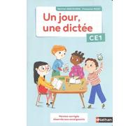 Un Jour, Une Dictée Ce1 - Version Corrigée Réservée Aux Enseignants