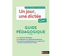 Un Jour, Une Dictée Cm1 - Cahier Corrigé + Guide Pcf