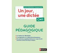 Un jour, une dictée - Guide pédagogique + 1 cahier corrigé CM1