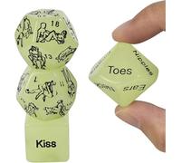 Un juego de Cuatro dados Para juegos en Los Que Los motivos dictan Las reglas. Compacto y portátil, ES Un Regalo muy considerado Para tu pareja.