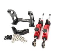 Un kit d'amortisseurs de support stabilisé bidirectionnel de 2 pièces est disponible pour Dualtron Achilleus Victor Thunder1/2 II COMPACT DT3 (D. Rouge)