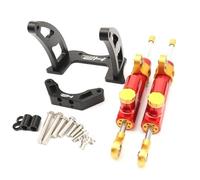 Un kit d'amortisseurs de support stabilisé bidirectionnel de 2 pièces est disponible pour Dualtron Achilleus Victor Thunder1/2 II COMPACT DT3 (F. Or rouge)