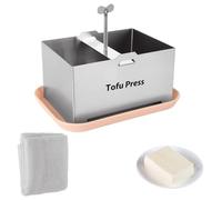 Un kit de presse de presse de tofu de qualité alimentaire en acier inoxydable fabricant de tofu pression réglable pour presse de presse de presse de presse de presse de moule de lave-vaisselle pour
