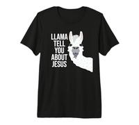 Un Lama Vous Parle de Jésus, Un évangile biblique chrétien T-Shirt Haut de Gamme
