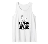 Un Lama Vous Parle de Jésus Un Lamas chrétien drôle Débardeur