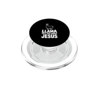 Un Lama Vous Parle de Jésus Un Lamas chrétien drôle PopSockets PopGrip pour MagSafe