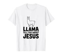 Un Lama Vous Parle de Jésus Un Lamas chrétien drôle T-Shirt