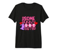 Un Lapin a-t-il Dit Que Les œufs de Pâques chassent, chassent, chassent, Dimanche ? T-Shirt Haut de Gamme