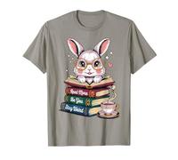 Un Lapin Mignon lit des Livres, Soyez Vous-même, Restez Un Amateur de Livres étrange T-Shirt