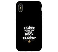 Un Lecteur sans Son Livre est Une tragédie drôle Coque pour iPhone X/XS