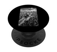 Un lémur effrayé Explore la mystérieuse planète Branch Jungle PopSockets PopGrip Adhésif