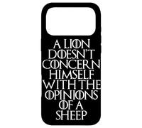 Un Lion ne se préoccupe Pas des Opinions d'un Mouton Coque pour iPhone 17 Pro Max