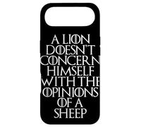 Un Lion ne se préoccupe Pas des Opinions d'un Mouton Coque pour iPhone Air