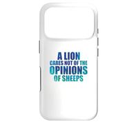 Un Lion ne se Soucie Pas des Opinions des Moutons Coque pour iPhone 17 Pro