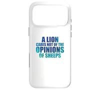 Un Lion ne se Soucie Pas des Opinions des Moutons Coque pour iPhone 17 Pro Max