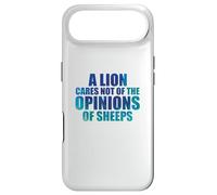 Un Lion ne se Soucie Pas des Opinions des Moutons Coque pour iPhone Air