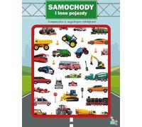 Un livre avec des autocollants en relief. Voitures