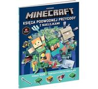 Un livre d'aventures sous-marines avec des autocollants. Minecraft