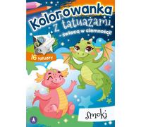 Un livre de coloriage avec des tatouages qui brillent dans le noir ! Dragons