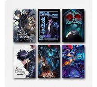 Un lot de 6 posters solo de nivellement TV Series Collage Bande dessinée pour chambre Art mural esthétique sur toile Décoration 08 x 12 pouces (20 x 30 cm)