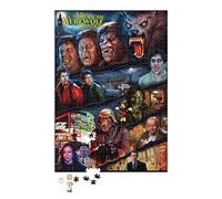 Un loup-garou américain 1000 pièces gothique horreur puzzle classique - Londres - Peter Panayis - Cadeau d'horreur pour adultes