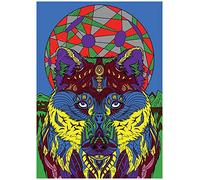 Un Loup Version Mandala - Tableau A COLORIER