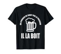 Un Lyonnais ne subit Pas la Pression il la boit Humour T-Shirt