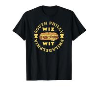 Un Magicien du cheesesteak drôle de Philadelphie avec South Philly Foods T-Shirt Graphique avec Valeur, Homme, Noir, S