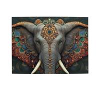 Un magnifique puzzle éléphant en bois de 500 pièces pour adultes - Puzzle stimulant pour jeu de taille 38,1 x 51,8 cm