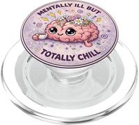 Un Malade Mental détend Totalement Un Joli Cerveau PopSockets PopGrip pour MagSafe