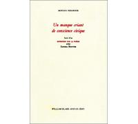 Un manque criant de conscience civique Suivi de Entretien sur la poésie - Mostafa Nissabouri - William Blake - broché - Roman
