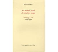 Un manque criant de conscience civique suivi d'un entretien sur la poésie