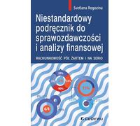 Un manuel personnalisé pour l'analyse et l'établissement de rapports financiers. Rogozina Svetlana (Buch auf Polnisch)