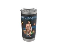 Un mari drôle doit faire ses courses en un seul voyage Gobelet isotherme en acier inoxydable double paroi