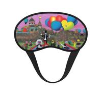 Un masque de sommeil occultant imprimé PetrifyingParade - Masque contour des yeux, parfait pour les voyages, la méditation et une utilisation de nuit