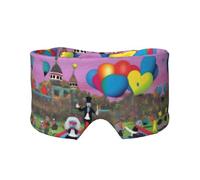 Un masque de sommeil PetrifyingParade imprimé pour les yeux et les oreilles - Doux et respirant, idéal pour les voyages, la méditation et une utilisation de nuit