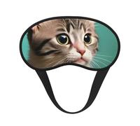 Un masque pour les yeux universel et léger pour les yeux de chat curieux : idéal pour les voyages, les siestes au bureau et le travail de quart de travail. Fournit un environnement de sommeil