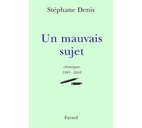 Un mauvais sujet