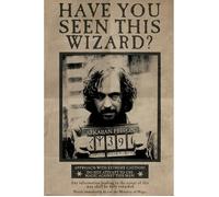 Un maxi poster 61 x 91,5 cm de Harry Potter avec Wanted Sirius Black.