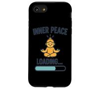 Un méditant Mignon et Heureux Qui Fait Le Plein de Paix intérieure Coque pour iPhone SE (2020) / 7/8