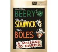 Un Message À Garcia DVD (1936) - John Boles, Barbara Stanwyck, Wallace Beery