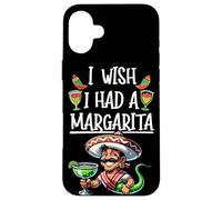 Un Mexicain boit Un génie dans Une Bouteille J'aurais aimé Avoir Une Margarita Coque pour iPhone 16 Plus