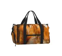 Un Mignon écureuil Mange des Noix,Sac de Sport bandoulière à Main, Sac de Voyage Grande capacité pour Femmes et Hommes