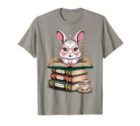 Un Mignon Lapin Nerd lit des Livres, sois toi-même, Reste Un Lecteur Bizarre T-Shirt