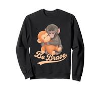 Un Mignon Petit Singe Viral de l'équipe Punch Be Brave Sweatshirt