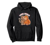 Un Mignon Petit Singe Viral Team Punch Love Heals Sweat à Capuche
