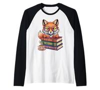 Un Mignon Renard Ringard lit des Livres Be Kind Stay Weird Book Club Manche Raglan