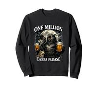 Un Million de bières s'il Vous plaît Funny Gen Z Drinking Novelty Meme Sweatshirt