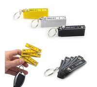 Un Mini Porte-clés Mètre 50 cm - Couleur aléatoire : noir, blanc ou jaune - Mesurer Règle Rétractable Ruban Mesureur