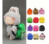 Un mini sac à dos stylé conçu exclusivement pour Labubu - Un mignon mini sac à dos avec différents styles. Il est à la fois élégant et adorable, convenant à la plupart des tailles de poupées. C'est un